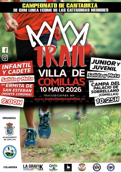 Trail Villa de Comillas CATEGORIAS MENORES 2026