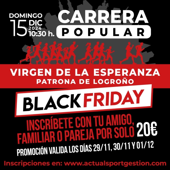 Carrera Popular Virgen Esperanza 2024 BLACK FRIDAY